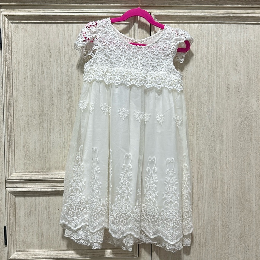 NWT Girls Lace Dress Size 7
